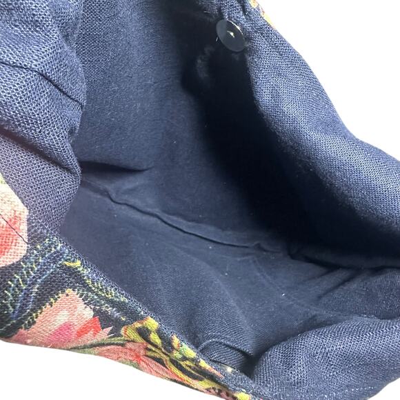 New Hope Girls x Vera Bradley Cotton sling crossbody rain-forest navy + pouch - Picture 8 of 14